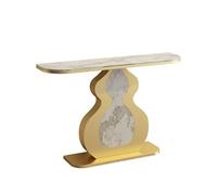 Tqertrtfxa Mesa Auxiliar Minimalista para salón,Consola Moderna y para Colocar detrás del sofá,Base de Metal; se Puede un o en la Entrada(G,100 * 30 * 80cm/39.4 * 11.8 * 31.5in)