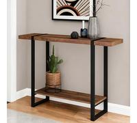 Tqertrtfxa Mesa Larga y Estrecha de Madera Maciza contra la Pared en la Entrada del salón,pequeño Escritorio,Mesa Auxiliar de Cocina,Ideal para Salas de Estar(100 * 25 * 80cm/39.4 * 9.8 * 31.5in)