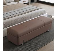 Tqertrtfxa Zapatero Empotrado Grande con Compartimento Oculto, Banco de Almacenamiento Asiento tapizado, Sofá Largo Banco, Ideal para recibidor, Sala Estar y Dormitorio(D,140cm/55.1in)