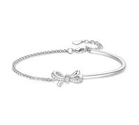 TQHGHX S BRACETA Bows DE AVANZADO Semi Circle Light Diamond Mosaic Women Gift