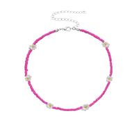 TQHGM Accessorie Colorful Beaded For Women, Beaded Choker Vintage Boho Daisy Bead Strand Colorful Short, Rainbow Beads Colorful Jewelry For Women