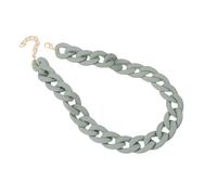 TQHGM Accessorie Colorful Beaded For Women, Rainbow Beads Colorful Chain Choker s Wide Chain Collar Neck Jewelry