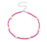 TQHGM Accessorie Daisy For Women and Girls, Summer Boho Korea Lovely Daisy Flowers Colorful Beaded Charm Statement Short Collar Choker Vacation, Daisy For