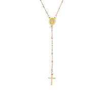 TQHGM Accessorie Sterling Silver Religious Rosary For Women - 1pc Religious Rosary Cross Mary Pendant Link Cable Chain 20inch, s