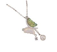 TQHGM Accessories Butterfly For Women, Gradient Crystal Butterfly Pendant Clavicle s, Butterfly Choker, Pink Butterfly, Blue Butterfly Holiday