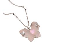 TQHGM Accessories Butterfly For Women, Gradient Crystal Butterfly Pendant Clavicle s, Butterfly Choker, Pink Butterfly, Blue Butterfly Holiday