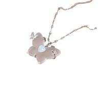 TQHGM Accessories Butterfly For Women, Gradient Crystal Butterfly Pendant Clavicle s, Butterfly Choker, Pink Butterfly, Blue Butterfly Holiday