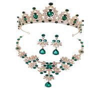 TQHGM Accessories Crown Bridal Wedding Bride Jewelry Bridal Bridesmaid Formal Jewelry Rhinestone