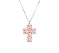 TQHGM Accessories Crucifix For Women, Shiny Cubic Cross, Exquisite Cross Pendant, Jesus Crucifix, Jesus Cross, Cross with Jesus