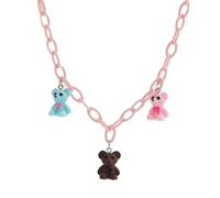 TQHGM Acrylic Bear For Women Resin Personality Valentine's Day Hip Hop Birthday Party Light Luxury