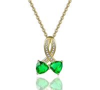 TQHGM Bow Jewelry Female S925 Sterling Silver Clavicle Chain Fresh Sweet Water Drop Wild