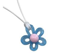 TQHGM Girl Products 925 Sterling Silver Flower For Women and Girls, Colorful Flower Pendant Neck Handmade Chain Charm Women Pendulum Beautiful Neck Jewelry, Flower For Woman