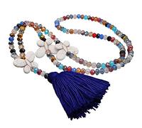TQHGM Long Chain for Women Pendant Women Hand-Made Bead Sweater Tassel Crystal Chain Accessory Valentines Day Heart
