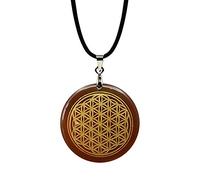 TQHGM Meditation Flower Life Seven Pendant Chakras Crystal of Pendant Stone s & Pendants E Jewelry