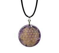 TQHGM Meditation Flower Life Seven Pendant Chakras Crystal of Pendant Stone s & Pendants E Jewelry