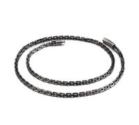 TQHGM Mens s Stainless Steel, Push-Button Clasp Chain Jewelry Accessories Jewelry s for Boyfriend