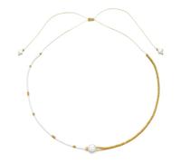 TQHGM Pendant Chain Men Women Jewellery Black Color Bohemian Beads For Women Boho Natural Stone Summer Beach