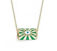 TQHGM Pendant Chain Men Women Jewellery Evil Eye Pendant Long Punk Link Chain For Women Girls Fashion