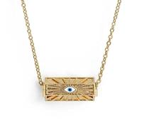 TQHGM Pendant Chain Men Women Jewellery Evil Eye Pendant Long Punk Link Chain For Women Girls Fashion