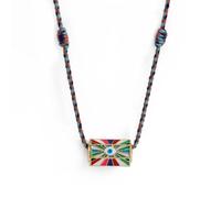 TQHGM Pendant Chain Men Women Jewellery Multi Color Braided Rope with Heart Evil Eye Pendant For Women Girls 21