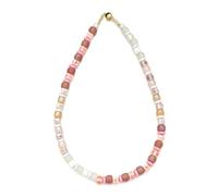 TQHGM Pendant Chain Men Women Jewellery Sweet Trend Colour Boho Color Beads Square Beach Femme