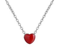 TQHGM Romantic Love Heart Red Eternal Pendant For Women Sterling Silver 925 Jewelry Wedding Engagement Party