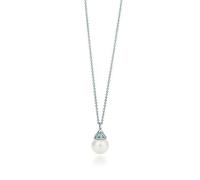 TQHGM s Moon Lightning Heart Shape Pearl Cross Classic Sign Pendant Clavicle