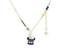 TQHGM s Pendant Magic Hat Rabbit Short Women's Pendant Collar Chain s