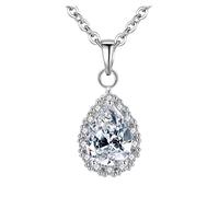 TQHGM Women s Pendants for Patrck Day Fashion Women with Water Drop Pendant Sterling Pendant Jewelry s For Women Mother Sister Daughter Beautifully Broken