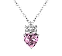 TQHGM Women's Heart Pendant s - Party, Birthday, Queen, Princess, Girl, Crown, Initial