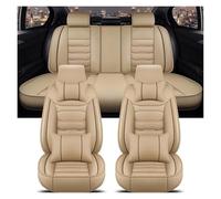 TQHSAG Protector Asiento para Seat para Leon para Arona para Ateca Todos Los Modelos Coche para Automóviles Interior Funda Asiento Universal Funda Asiento(Beige B)