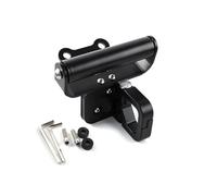 Tqjusjr para PCX160 2025 2026 Gancho para Casco Motocicleta Bolsa Almacenamiento Equipaje Colgador Soporte Navegación GPS para Teléfono Soporte De Navegación para Motocicleta(Black)