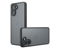 TQLGY Funda mate para OnePlus Nord CE5 de 6.77 pulgadas, a prueba de golpes, protección contra caídas de grado militar, esmerilada, translúcida al tacto, parte trasera dura, delgada, color negro