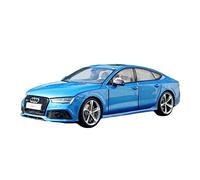 TQMEAD 1 18 para Audi RS7 Aleación Fundida A Presión Modelo Azul Colección Decoración Coche Regalo Exhibición Miniaturas De Automoción