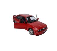 TQMEAD 1:18 para BMW E30 M3 1986 Coupé Rojo De Aleación Completamente Abierto, Modelo De Coche De Juguete, Regalo para Niños Y Adultos, Miniaturas De Automoción