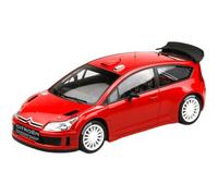 TQMEAD 1 18 para Citroën C4 WRC Coche Rojo De Aleación De Simulación De Juguete Modelo De Coche Colección Adornos Regalos Miniaturas De Automoción