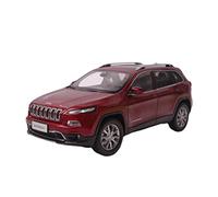 TQMEAD 1 18 para Jeep Cherokee SUV Modelo De Coche Aleación De Metal De Alta Simulación como Regalo del Día del Padre Adulto Miniaturas De Automoción