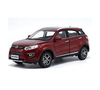 TQMEAD 1 18 para Jmc Yusheng S330 SUV Rojo Aleación Zinc Modelo De Coche Simulación Regalo del Día San Valentín para Adultos Miniaturas De Automoción