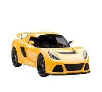 TQMEAD 1:18 para Lotus Exige S Roadster Modelo Automóvil Completamente Abierto Metal Exhibición Estática Colección Regalos Miniaturas De Automoción(Yellow)