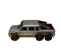 TQMEAD 1 18 para Mercedes-Benz G63 AMG 6 * 6 Versión Sucia Vehículo Todoterreno Simulación De Aleación Modelo De Coche De Juguete Regalo Miniaturas De Automoción