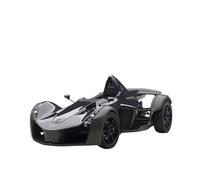 TQMEAD 1:18 para Mono Supercar Metal Fundido A Presión Acabado De Herdenkingsinzameling Van Autoliefhebbers Miniaturas De Automoción(Negro)