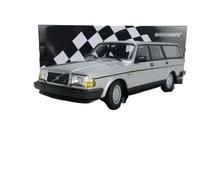TQMEAD 1:18 para Volvo 240 GL 1986, Modelo De Coche De Aleación Sellado, Juguete, Coche De Colección, Regalo para Niños, Pasatiempo Miniaturas De Automoción(Plata)