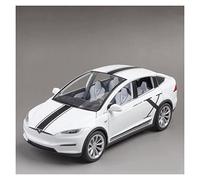 TQMEAD 1:20 For Tesla Model X Nueva Aleación De Energía Modelo De Coche Deportivo Sonido Y Luz Pull Back Boy Colección Regalo Coche De Juguete Miniaturas De Automoción(3)