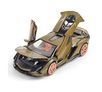 TQMEAD 1:22 For Lamborghini Lightning Simulación Aleación Coche Deportivo Modelo Extraíble Colección Niño Regalo Manualidades De Coche De Juguete Miniaturas De Automoción(Taglia Unica)