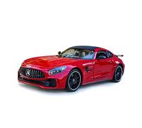 TQMEAD 1 24 for Benz AMG GTR Supercar Aleación Modelo Coche Diecast Coleccionista Coche De Juguete Niño Regalos De Cumpleaños Miniaturas De Automoción(Rojo)