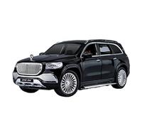 TQMEAD 1 24 para Benz Maybach Gls600 Coche Miniatura Aleación con Sonido Coche Juguete Extraíble Decoración Colección Vehículos Todoterreno Miniaturas De Automoción(Negro)