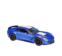 TQMEAD 1 24 para Corvette 2017 Corvette Grand Sport Coche En Miniatura De Aleación Juguete De Colección Ornamental Miniaturas De Automoción(Azul)