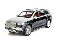 TQMEAD 1 24 para Maybach GLS GLS600 Aleación Luxy Coche Simulación Diecast Metal Colección De Vehículos De Juguete Miniaturas De Automoción(Azul)