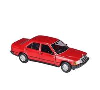 TQMEAD 1 24 para Mercedes-Benz 190 E 2,6 Aleación Coche Clásico Diecast Metal Retro Viejo Modelo De Coche Juguete De Simulación Miniaturas De Automoción(Rojo)