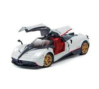 TQMEAD 1 24 para Pagani Coche Modelo De Coche De Aleación Super Deportes Coche De Juguete BoyCollection Decoración Miniaturas De Automoción(White)